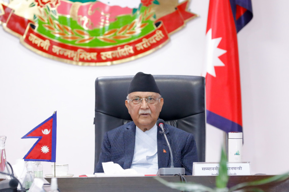 गृहमन्त्री लेखकले राजीनामा दिनपर्दैन : प्रधानमन्त्री ओली