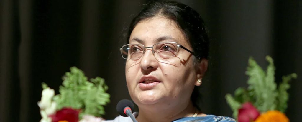 ओलीको निर्णयविरुद्ध पूर्वराष्ट्रपति भण्डारी अदालत जाने