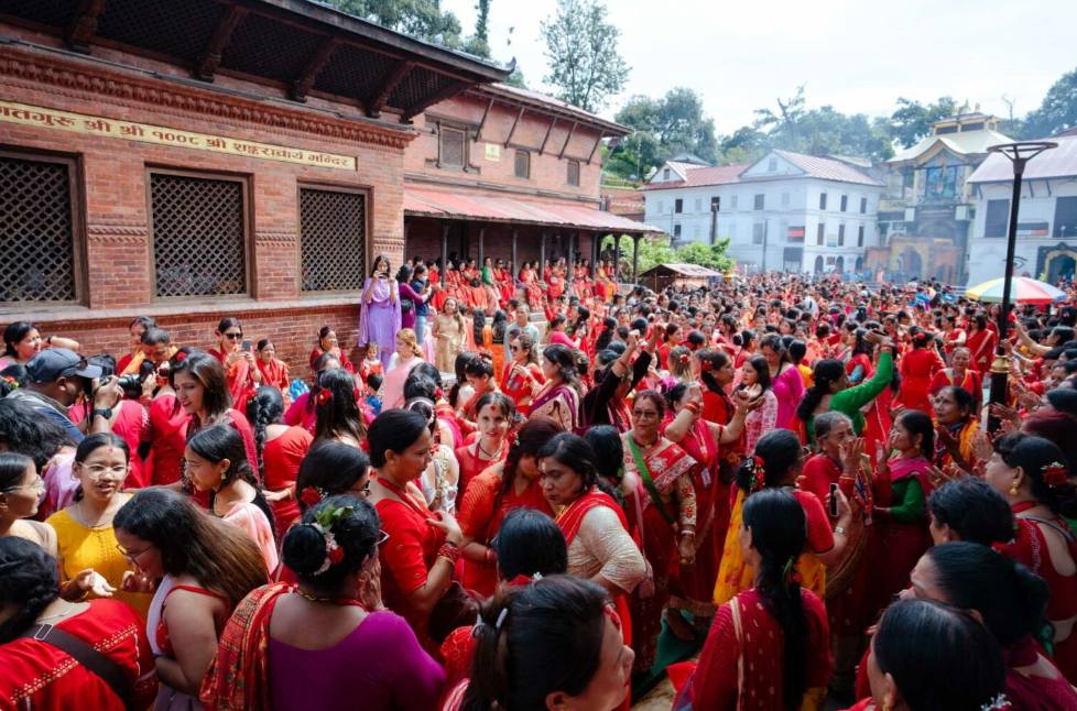 भाद्र शुक्ल तृतीयाका दिनमा मनाइने हरितालिका तीज पर्व आज मनाइँदै