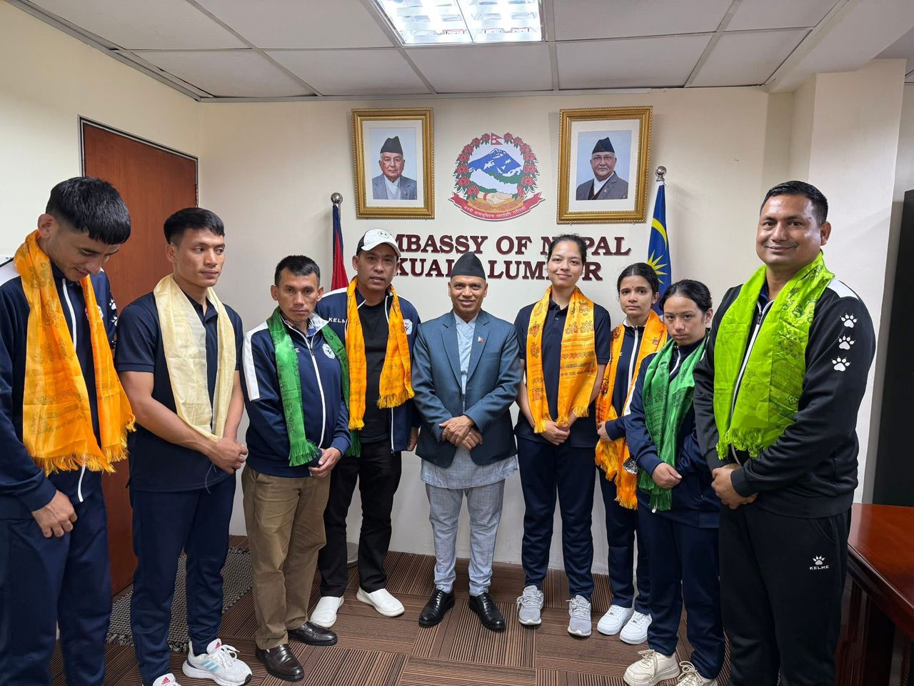 १०औं एसियाली पारा तेक्वान्दो च्याम्पियनसिपमा सहभागी नेपाली खेलाडीहरूलाई नेपाली राजदूतावास मलेसिद्वारा स्वागत